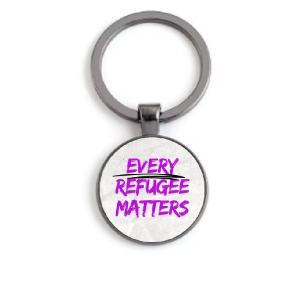 EVERY REFUGEE MATTERS! CUSTOM KEY RING